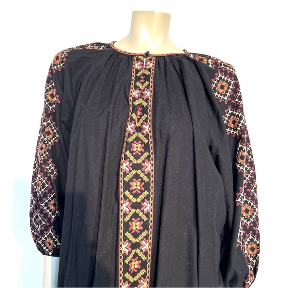 ZARA Embroidery Cotton Dress - Picture 8 of 16